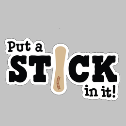 PUT A STICK IN IT! BEN & JERRY'S