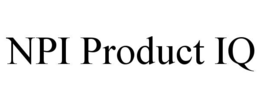 NPI PRODUCT IQ