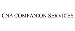 CNA COMPANION SERVICES