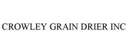 CROWLEY GRAIN DRIER INC