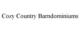 COZY COUNTRY BARNDOMINIUMS