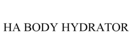HA BODY HYDRATOR