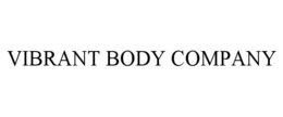 VIBRANT BODY COMPANY