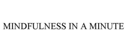 MINDFULNESS IN A MINUTE