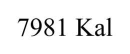 7981 KAL