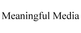 MEANINGFUL MEDIA