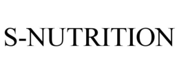 S-NUTRITION