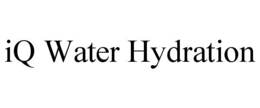 IQ WATER HYDRATION