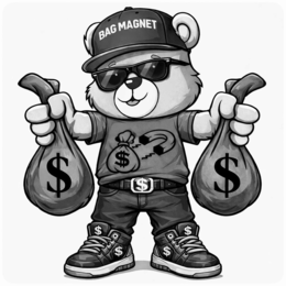 $ $ $ $ $ $ $ BAG MAGNET $