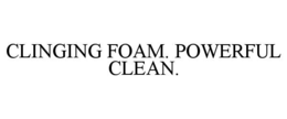 CLINGING FOAM. POWERFUL CLEAN.