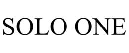 SOLO ONE
