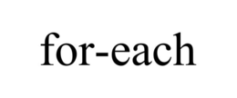 FOR-EACH