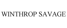 WINTHROP SAVAGE