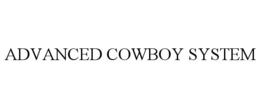 ADVANCED COWBOY SYSTEM