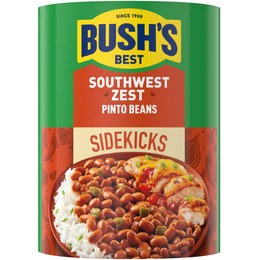 SINCE 1908 BUSH'S BEST SIDEKICKS SOUTHWEST ZEST PINTO BEANS