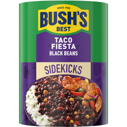 SINCE 1908 BUSH'S BEST SIDEKICKS TACO FIESTA BLACK BEANS
