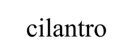 CILANTRO