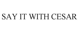 SAY IT WITH CESAR