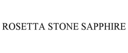 ROSETTA STONE SAPPHIRE