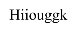 HIIOUGGK