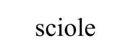 SCIOLE