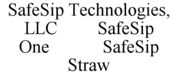 SAFESIP TECHNOLOGIES, LLC SAFESIP ONE SAFESIP STRAW