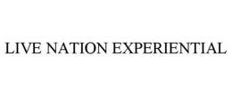 LIVE NATION EXPERIENTIAL