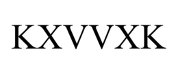 KXVVXK