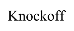 KNOCKOFF