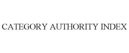 CATEGORY AUTHORITY INDEX