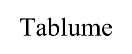 TABLUME