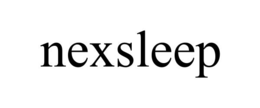 NEXSLEEP