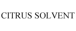 CITRUS SOLVENT