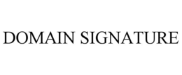 DOMAIN SIGNATURE