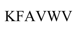 KFAVWV