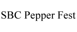 SBC PEPPER FEST