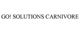 GO! SOLUTIONS CARNIVORE